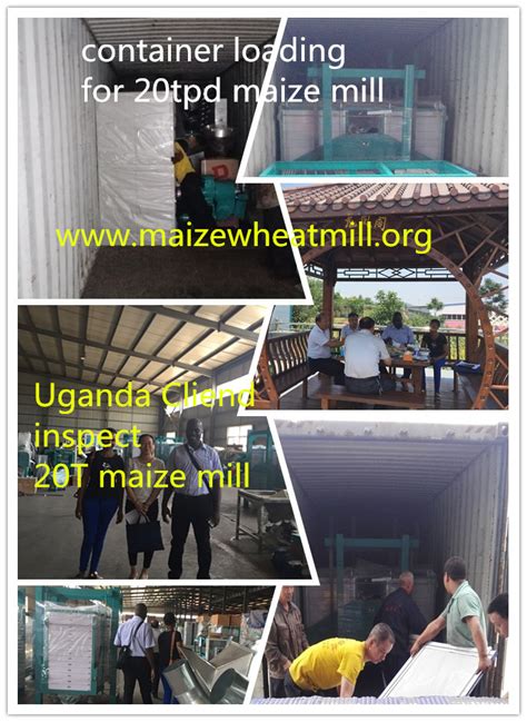 Container Loading For Tpd Maize Mill Machine For Uganda Client