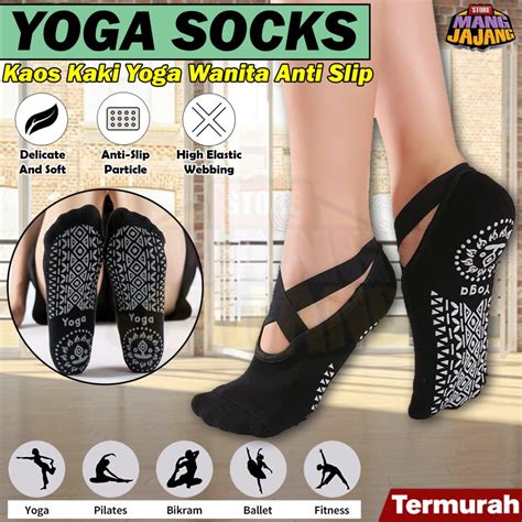 Jual Kaos Kaki Yoga Yoga Socks Pilates Ballet Barre Gym Anti Slip