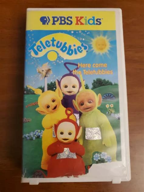 Teletubbies Here Come The Teletubbies Vhs 1999 Clam Shell