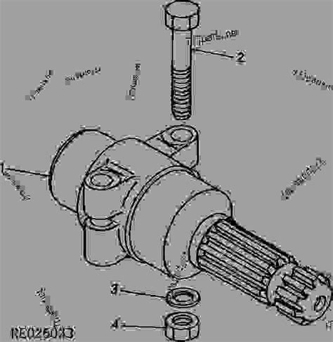 ADAPTER FOR 1 3/8" PTO - TRACTOR John Deere 8410 - TRACTOR - 8110, 8210 ...