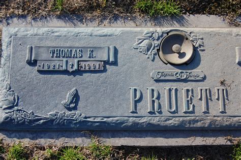 Thomas Kelley Pruett 1921 1991 Find A Grave Memorial