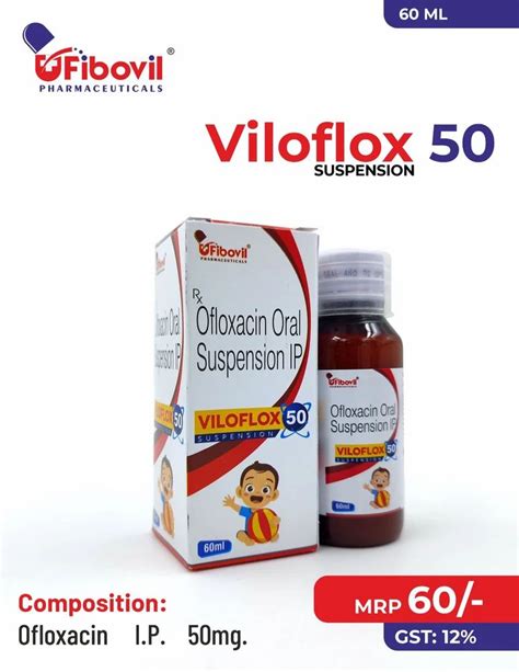 Ofloxacin I P Mg Suspension Treatment Bacterial Infections At Rs