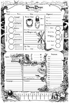 19 RPG Character Sheets Ideas Rpg Character Sheet Character Sheet