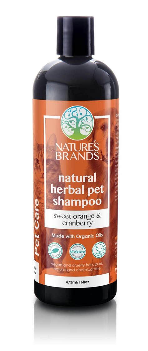 Herbal Choice Mari Natural Pet Shampoo, Sweet Orange And Cranberry; Ma ...