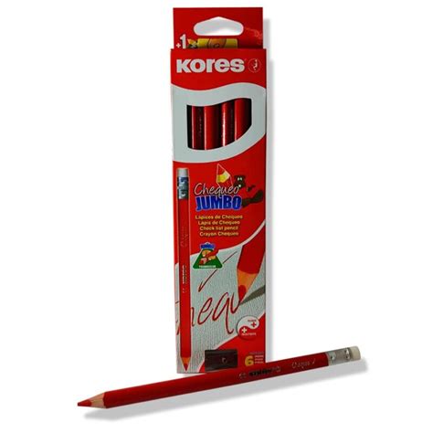 L Piz Chequeo Rojo Kores Jumbo Triangular X Unidad