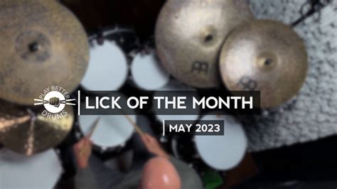 Lick Of The Month May 2023 Play Better Drums Online Drum Lessons