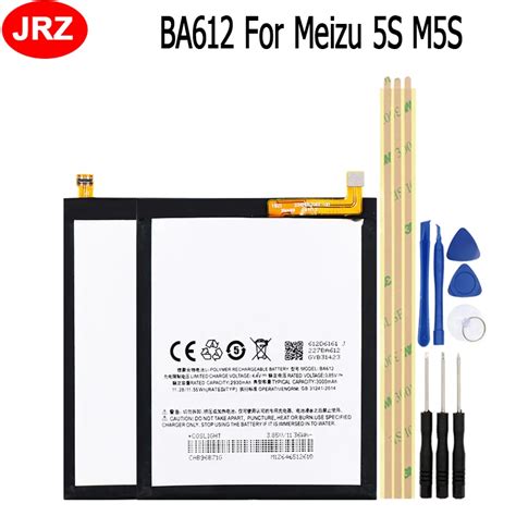 BA612 3000mAh Battery For Meizu 5S M5S M612Q M612M High Quality