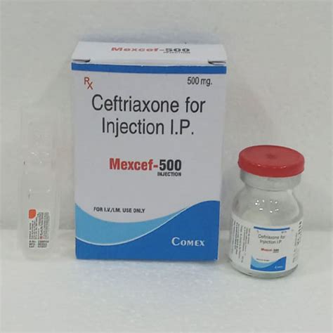 MEXCEF 500 Injection COMEX PHARMA