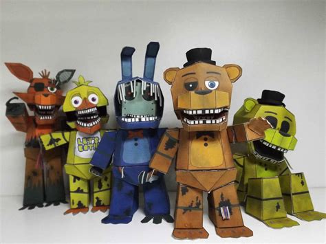 Five Nights At Freddy S Papercraft Update Pack Fnaf Crafts Five Nights Hot Sex Picture