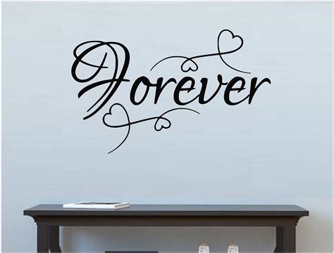 Forever Vinyl Wall Decal By Divinedesignsartwv On Etsy Vinyl Wall