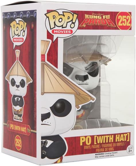 Funko 6402 Kung Fu Panda 6402 "POP Vinyl Po w/ Hat Figure: Amazon.de ...