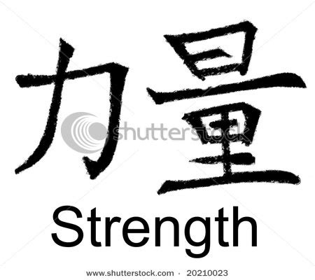 Chinese Symbol for Strength