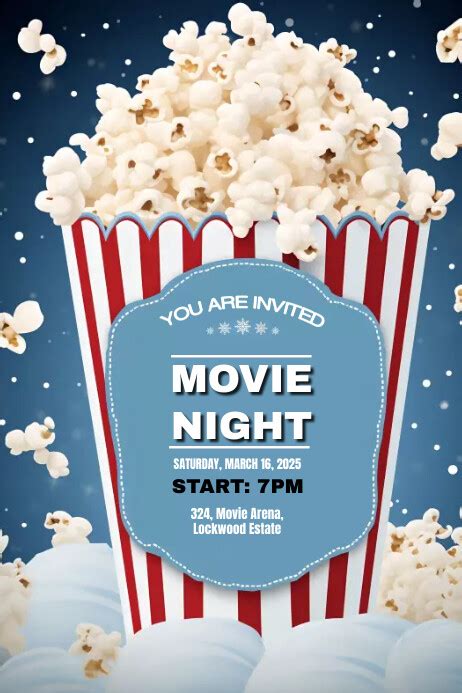 Movie Night Template Postermywall