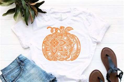 Pumpkin Mandala Svg, Pumpkin Svg, Mandala Svg, Pumpkin Dxf - So Fontsy