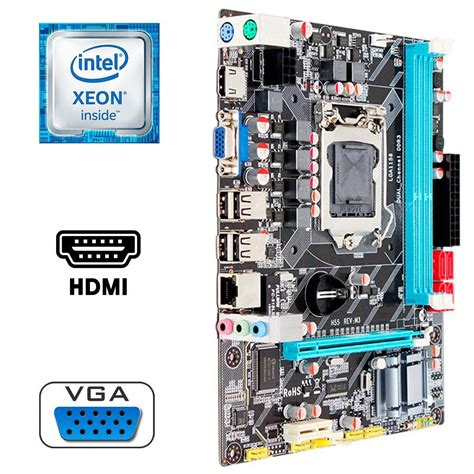 Новая Материнская плата+CPU: MACHINIST H55 LGA1156 + Intel Xeon X3440 ...