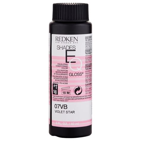 Redken Shades Eq Equalizing Conditioner Color Gloss 07vb Violet Star