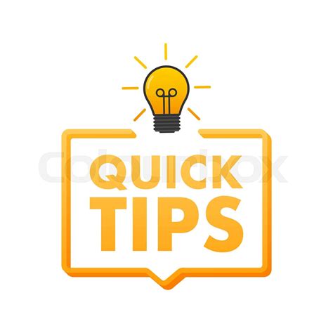 quick tips icon badge ready    web  print design vector