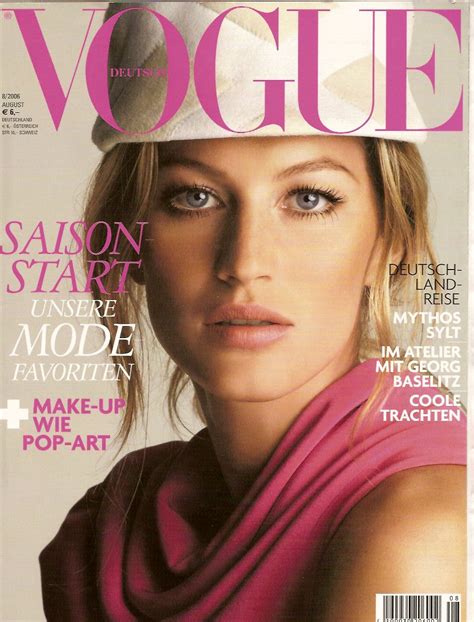 Vogue's Covers: Gisele Bundchen