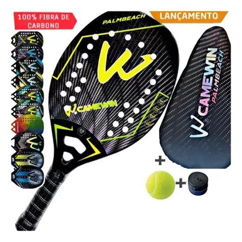 Raquete Beach Tennis Camewin Carbono K Original Parcelamento