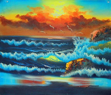 beach scene paintings - Google Search