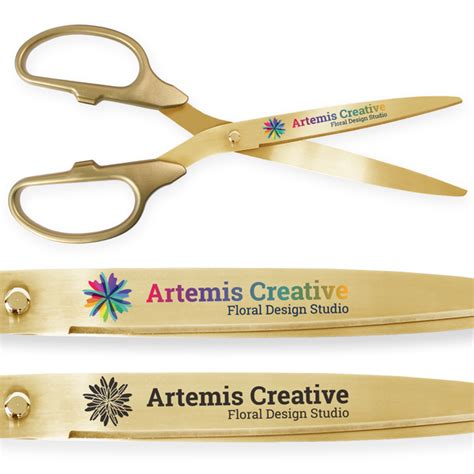 Giant Ceremonial Ribbon Cutting Scissors Engraving Awards And Ts