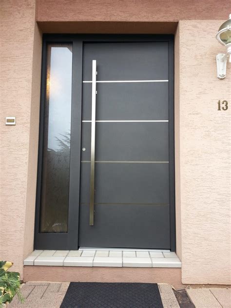 Porte d entrée aluminium BRUNSTATT AFM Bruckert