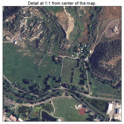 Aerial Photography Map of Collbran, CO Colorado