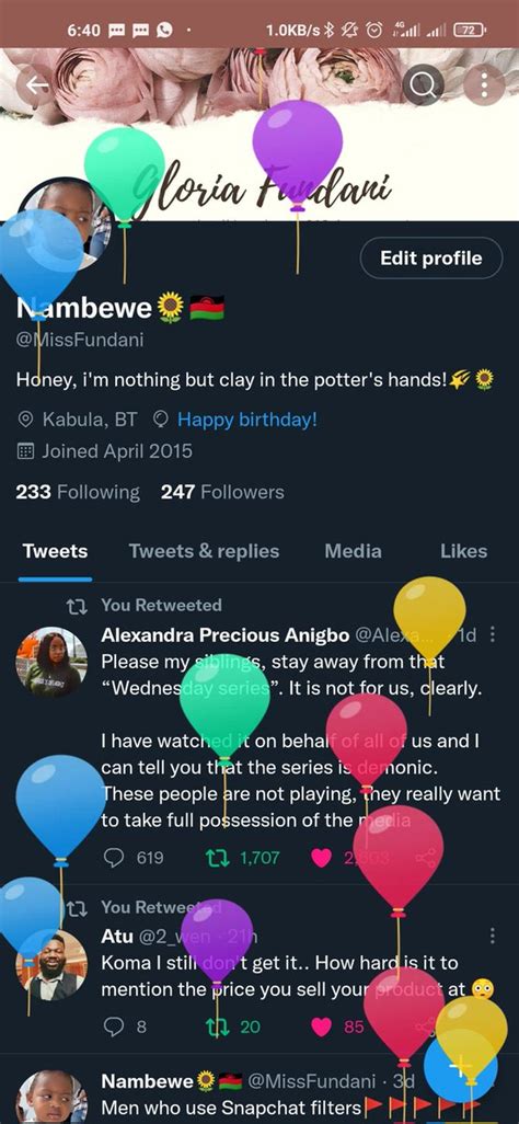 Nambewe On Twitter Got My Balloons Blessed To See 24