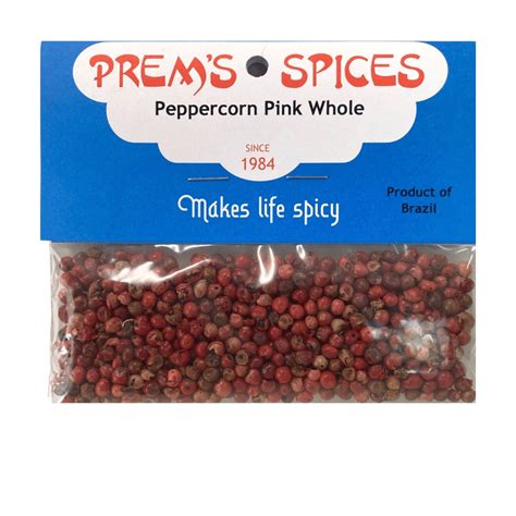 Peppercorn Pink Whole 7g Flavour And Spice