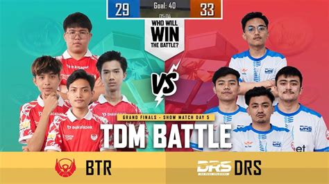 Drs 🇳🇵 Vs Btr Intense Tdm Match 😨 Close Tdm Drs Vs Btr Drs Btr