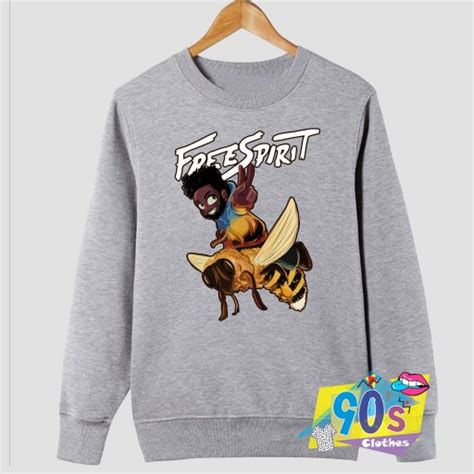 Khalid Free Spirit Bee Sweatshirt - 90sclothes.com