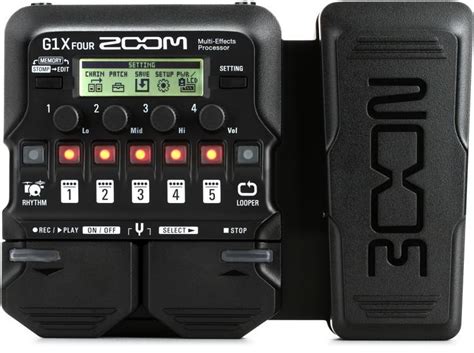 Zoom G1X FOUR Multi-effects Processor with Expression Pedal | Sweetwater