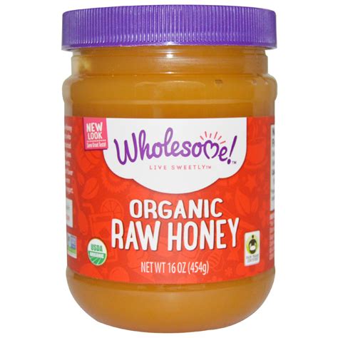 Wholesome Organic Raw Honey 16 Oz 454 G Iherb