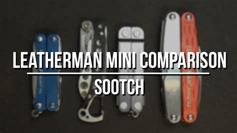 Leatherman Mini Multi Tool Comparison - YouTube