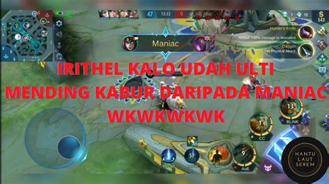 Irithel Bikin Kena Mental Musuh Sampe Maniac Mobile Legend Bang Bang