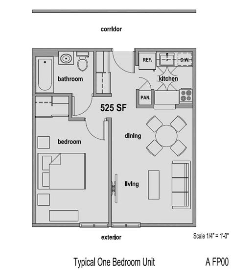 Floor Plans - Pleasant Terrace Apartments