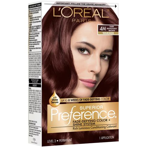 This mahogany brown hair color has a secret purple undertone 9