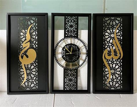 Hiasan Dinding Jam Besi Furniture Home Living Home Decor Wall