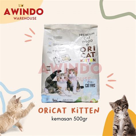 Jual Ori Cat Kitten Gram Makanan Anak Kucing Kering Oricat Kitten