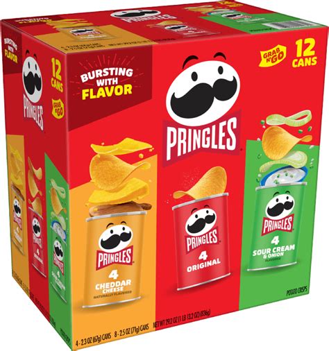 Pringles Grab Go 3 Flavor Variety Pack