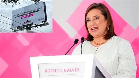 Morena Denuncia A Xóchitl Gálvez Por Uso Indebido Del Emblema De Ine