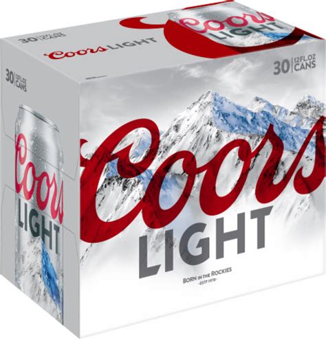 Coors Light Beer Cans Fl Oz Frys Food Stores