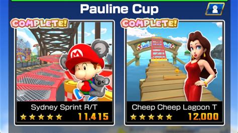 Mario Kart Tour Level 66 Sunshine Tour Pauline Cup 150cc YouTube