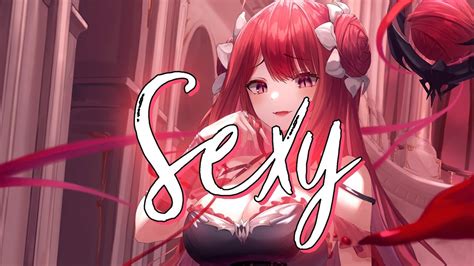 Nightcore Sexy Lyrics Youtube