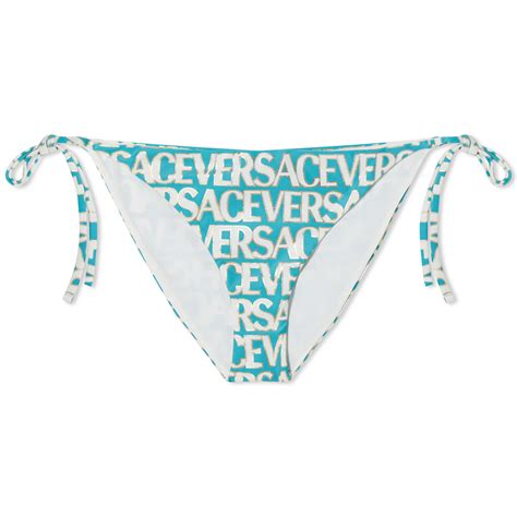Versace All Over Logo Triangle Bikini Bottom Multi End Jp