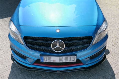 Front Splitter Mercedes Benz W176 Amg Line Preface Am Performance