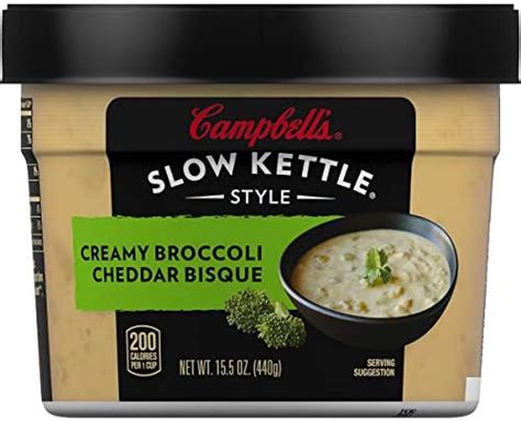 Campbells Slow Kettle Style Creamy Broccoli Cheddar Bisque 15 5 Oz