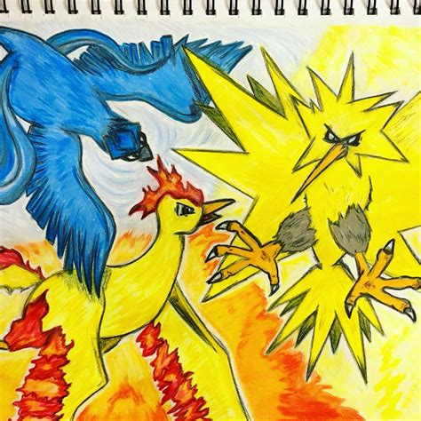 Legendary Pokemon Bird Pencil Drawing Bird Pencil Drawing Bird