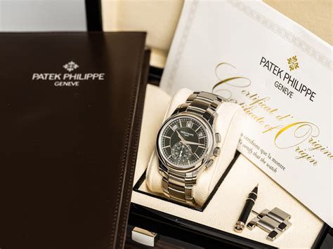 Patek Philippe Annual Calendar Chronograph Ref A Fsteel Green