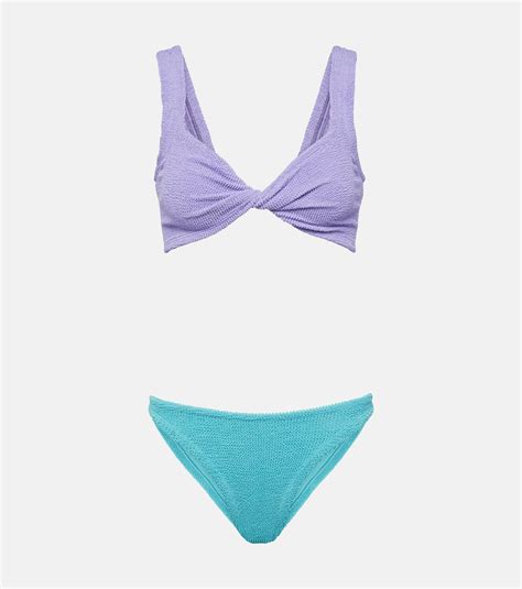 Duo Juno Bikini In Multicoloured Hunza G Mytheresa